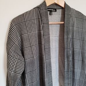 Kontrol • Houndstooth Open Cardigan